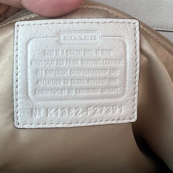 COACH f27391 Taylor Eyelet Carryall Tote Bag - Picture 7 of 7